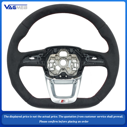 For Audi S/RS/Sline logo s3 Q3 Q5 Q7 Q8 RSQ3 RSQ5 RSQ7 RSQ8  steering wheel