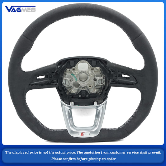 For Audi S RS Sline logo s3 Q3 Q5 Q7 Q8 RSQ3 RSQ5 RSQ7 RSQ8  steering wheel