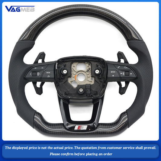 For Audi S/RS/Sline Q3 Q5 Q7 Q8 Steering Wheel