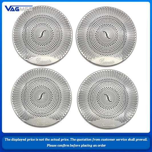 For Mercedes Benz ECGLC Class W213 W205 X253 Car Audio Speaker Cover Trim Door Loudspeaker Cover Trim Matte silver decorative