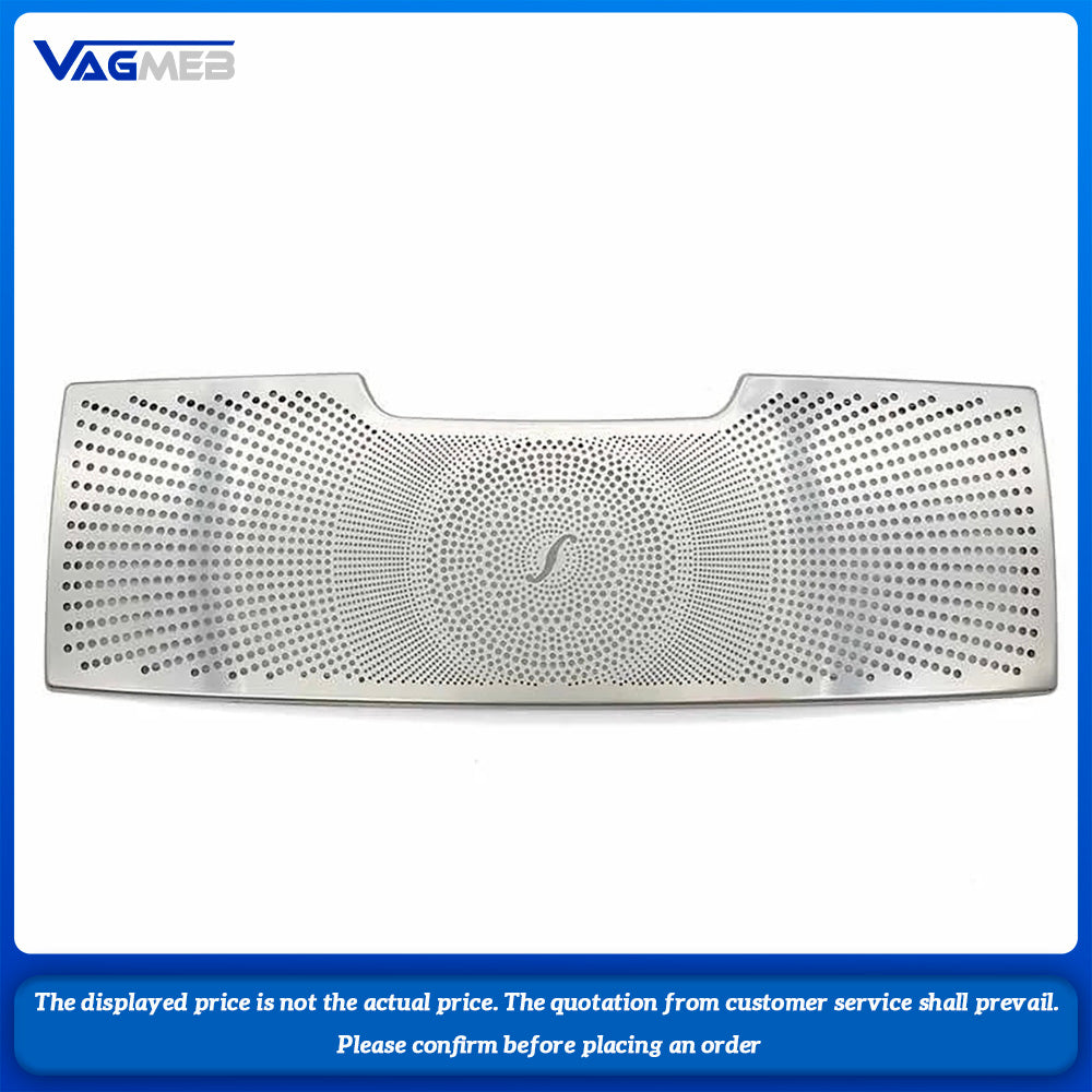 For Mercedes Benz ECGLC Class W213 W205 X253 Car Audio Speaker Cover Trim Door Loudspeaker Cover Trim Matte silver decorative