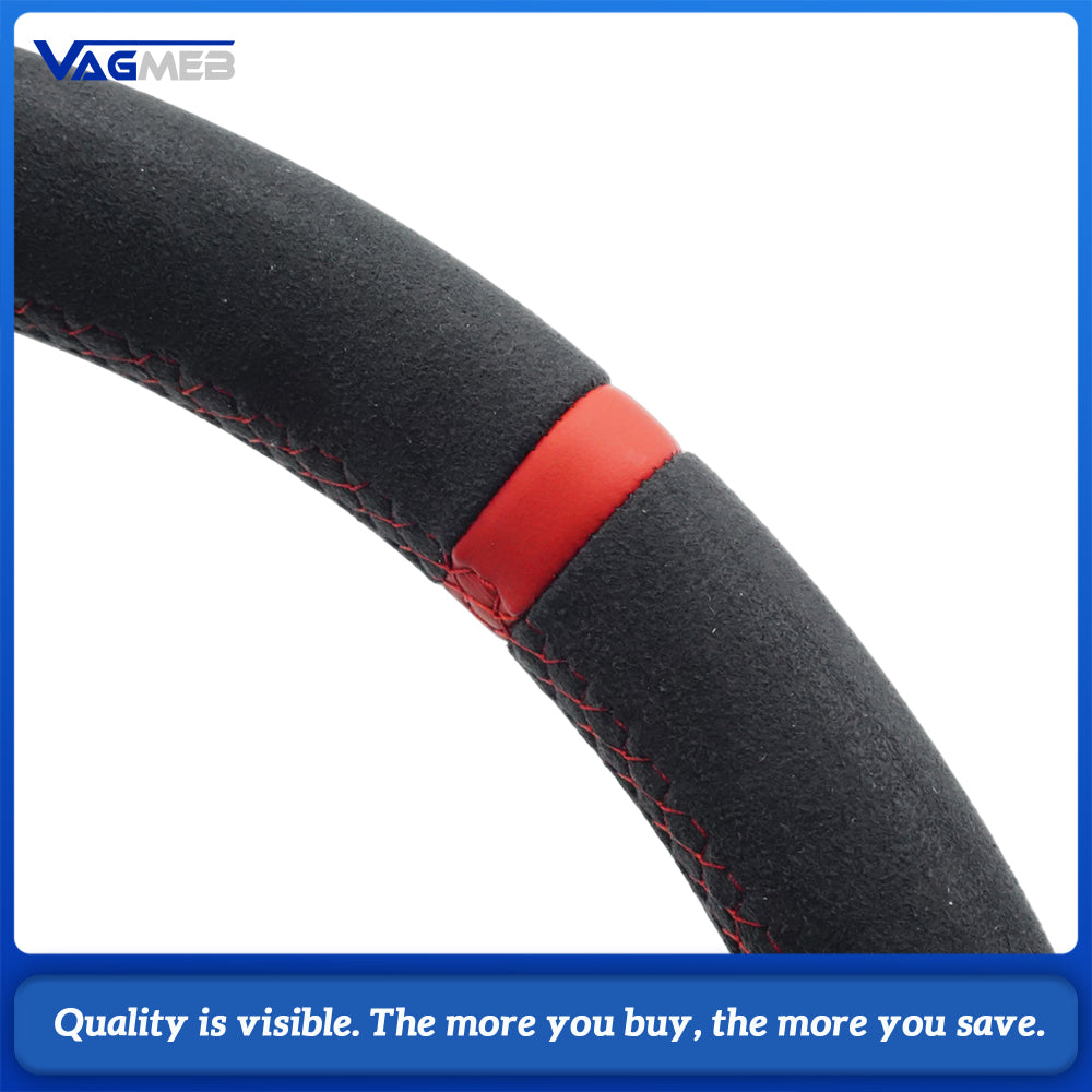 Sports style car steering wheel suitable for A4 S4 B9 A3 S3 8V RS4 RS5 A5 S5 2017-2024 leather steering wheel car accessories