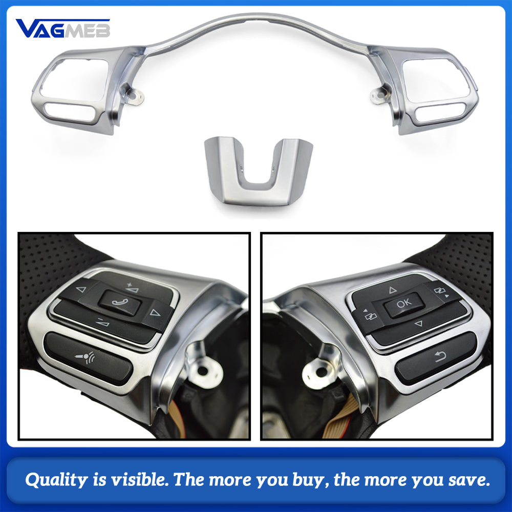 Steering Wheel Switch Button Frame Trim  For Vw Golf Mk6