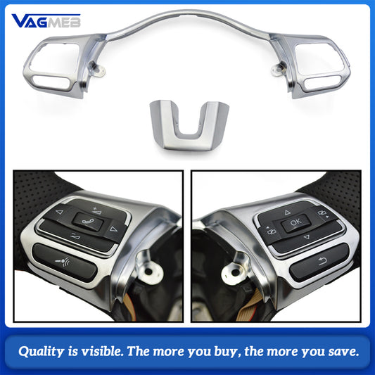 Steering Wheel Switch Button Frame Trim  For Vw Golf Mk6