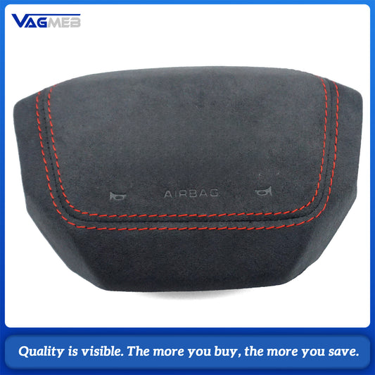 Steering wheel airbag cover multifunction steering wheel For Audi RS3 2015 Red stitching