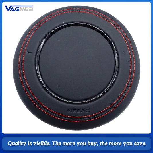 Steering wheel airbag cover multifunction steering wheel For Audi TT MK2 Red line