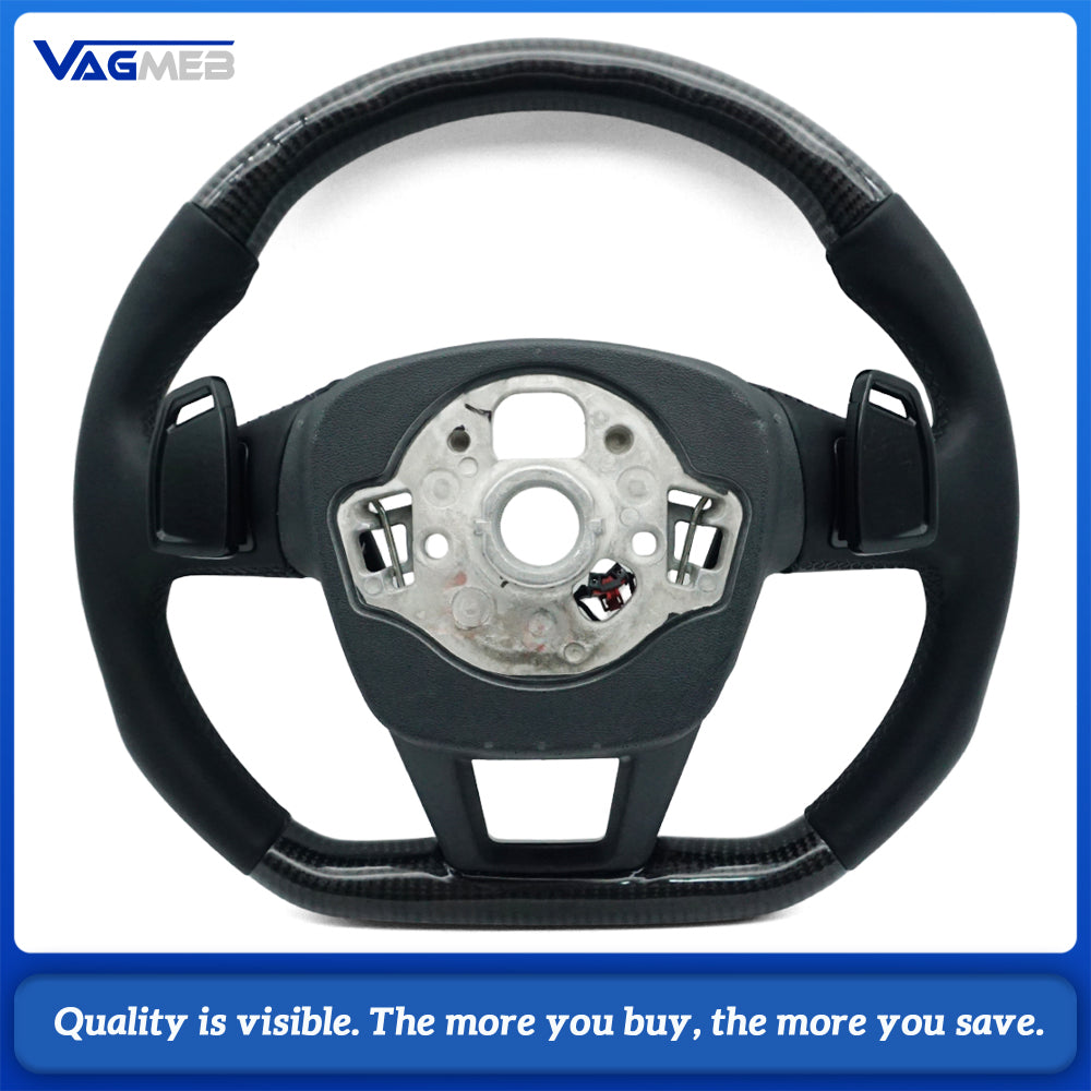 Suitable for Audi A6C8 carbon fiber performance With heating function steering wheel