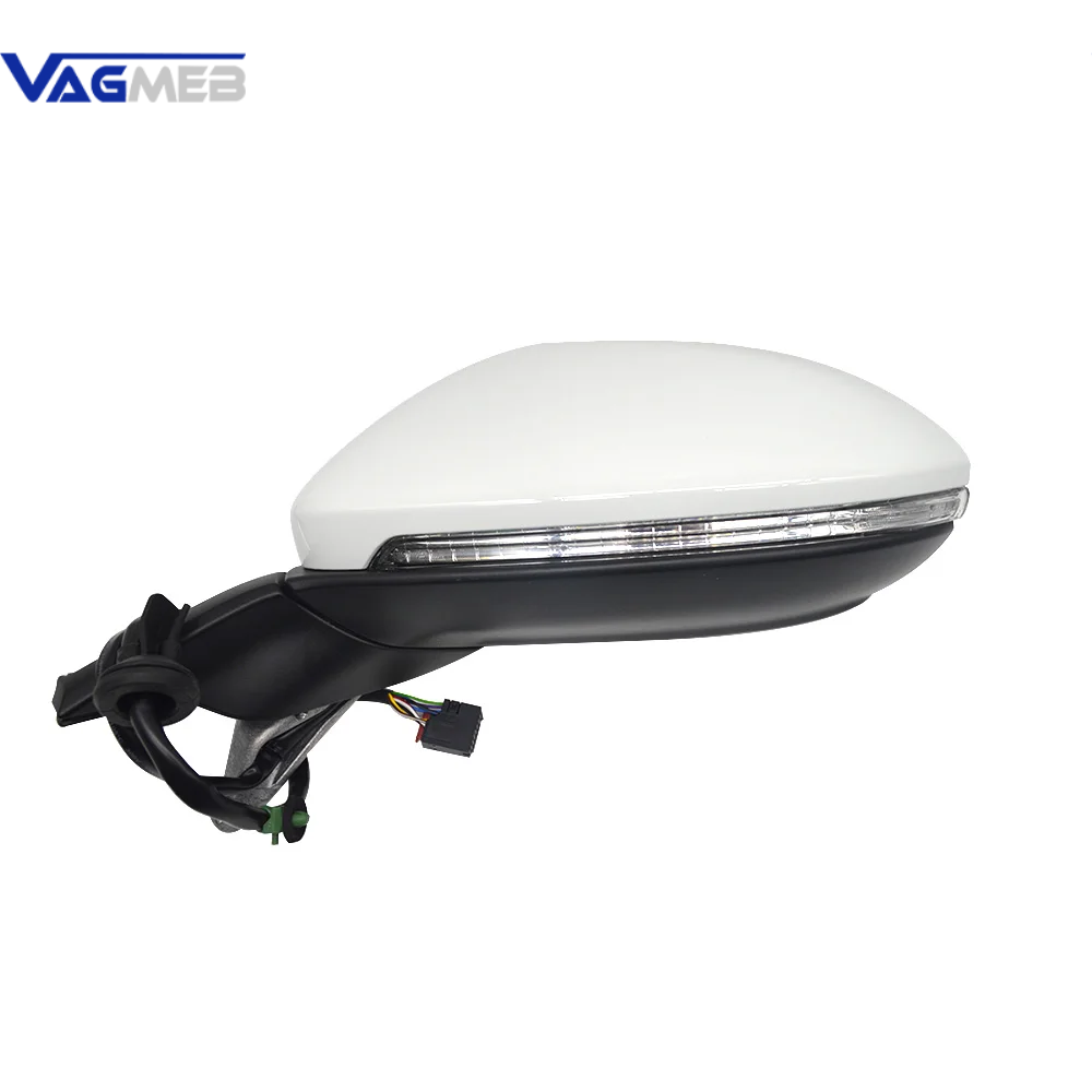 For VW Golf MK7 Auto folding mirror electric folding side mirrors with light Assembly 5GG 857 507 A + 5GG 857 508 A