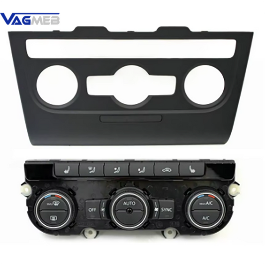 For VW Golf MK6 VI With temperature display Climatronic Air Condition Control Switch Seat Heater 5ND 907 044 E/G/C/J