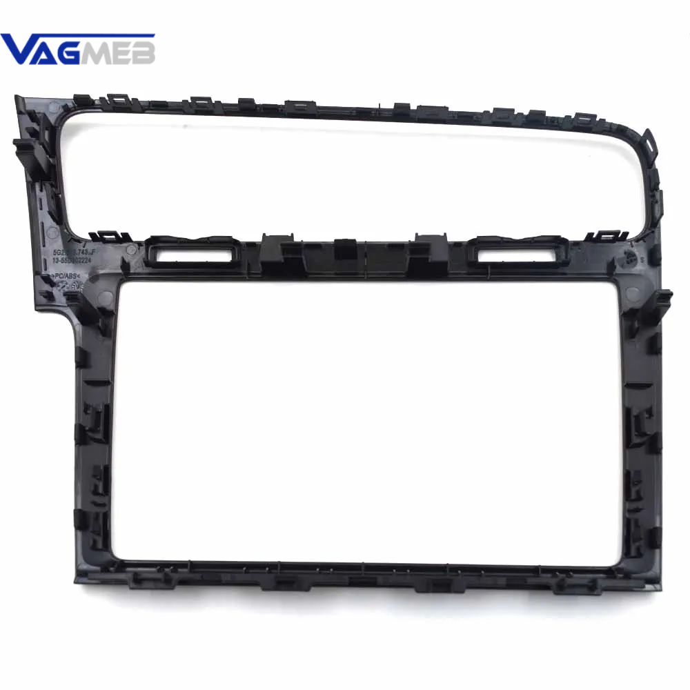 RHD 8 inch / 9.2 inch Piano Black MIB Frame Panel Decorative Frame For VW Golf 7 MK7 Golf 7.5 MK7.5 MIB Screen Bezel