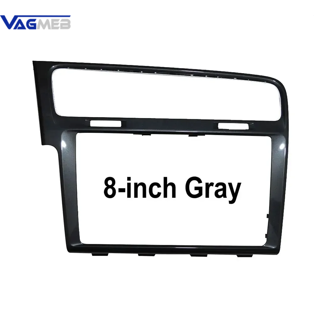 LHD 8 inch / 9.2 inch For VW Golf MK7 7.5 Piano Black MIB Radio Frame Panel Plates Decorative Frame