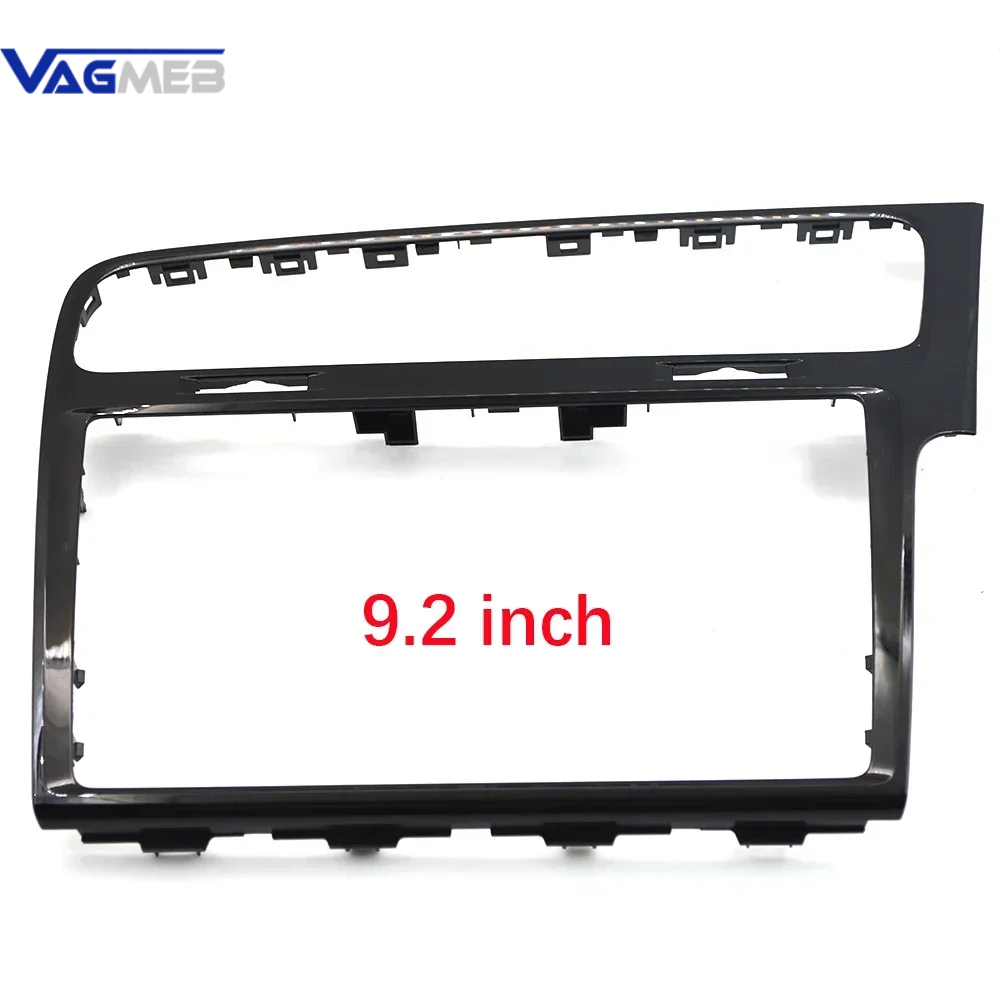 RHD 8 inch / 9.2 inch Piano Black MIB Frame Panel Decorative Frame For VW Golf 7 MK7 Golf 7.5 MK7.5 MIB Screen Bezel