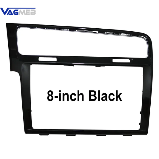 LHD 8 inch / 9.2 inch For VW Golf MK7 7.5 Piano Black MIB Radio Frame Panel Plates Decorative Frame