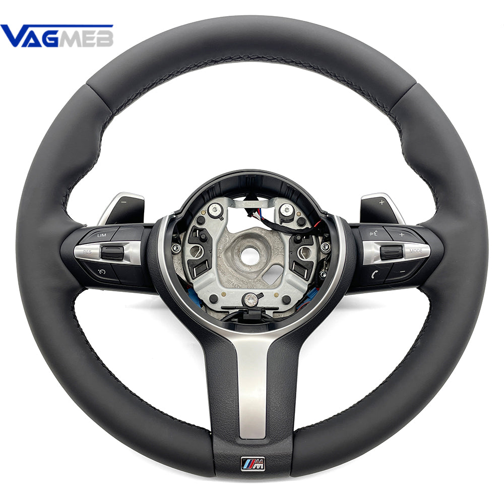 For BMW F30 F10 F20 F22/23/44/F32/F33/36 3/5 Series Full Leather MultiFunctional Steering Wheel Assembly