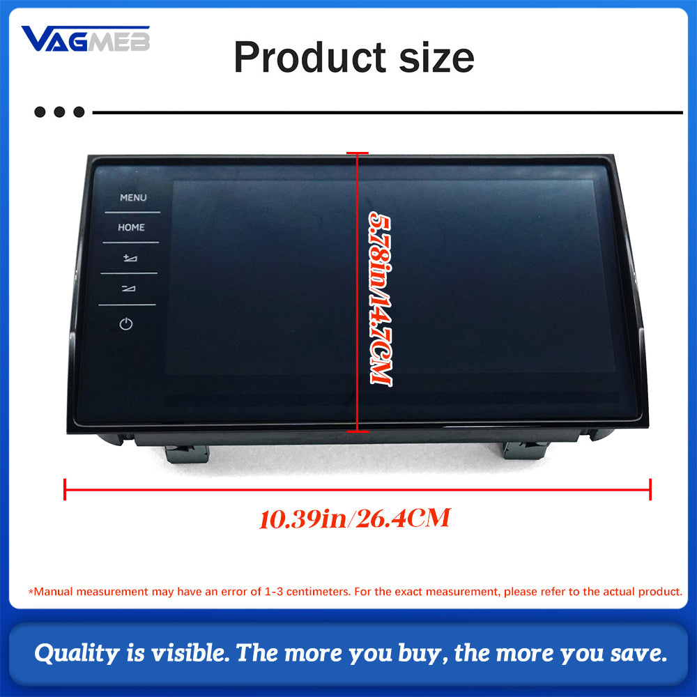 565 919 606 D 9.2 Columbus MIB 2.5 Glass Touch Screen Display For Skoda Kodiaq Karoq Superb Navigation