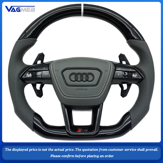For Audi S/RS/Sline LOGO  A6C8 Steering Wheel